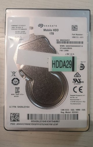 HDD Seagate Mobile 1TB
