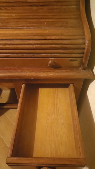 Escritorio buró o secreter de madera clásico