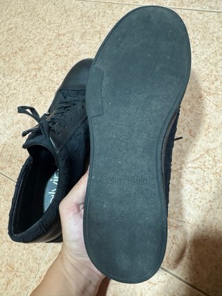 Zapatilla Calvin Klein Negra con Cremallera