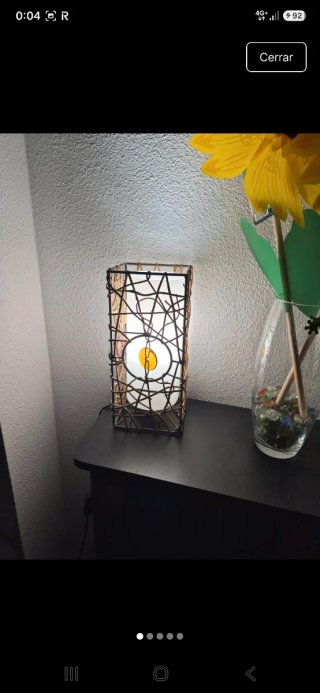 Lámpara de mesa decorativa