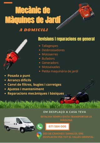 Mecánico de Maquinaria de Jardín