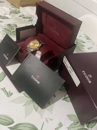 Reloj Tudor Prince Date+Day Oro y Plata
