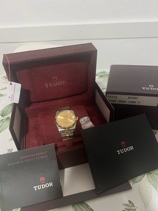 Reloj Tudor Prince Date+Day Oro y Plata