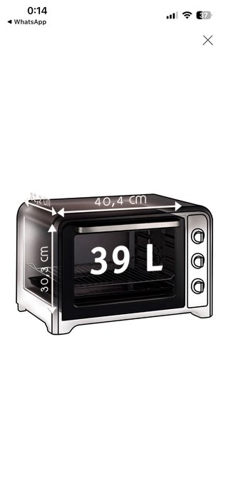 Horno Sobremesa Moulinex 39L