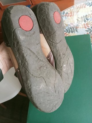 Zapatos Bugatti Piel Marrón y beige