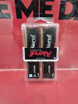 Memorias Ram Kingston Fury DDR4 Beast 16 GB, Nueva