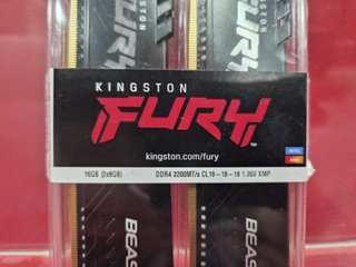 Memorias Ram Kingston Fury DDR4 Beast 16 GB, Nueva
