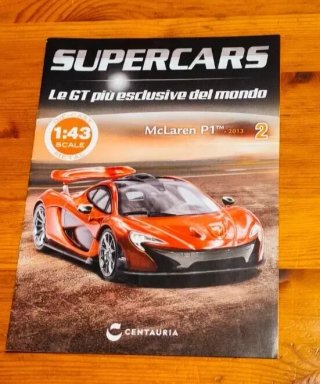 1:43 McLaren P1 2014 + Fascicolo Supercars GT