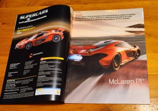 1:43 McLaren P1 2014 + Fascicolo Supercars GT