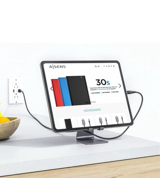 Soporte Mesa Móvil y Tablet Aisens