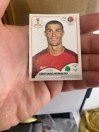 Cromo Cristiano Ronaldo Rusia 2018