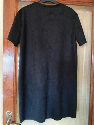 Vestido negro .
