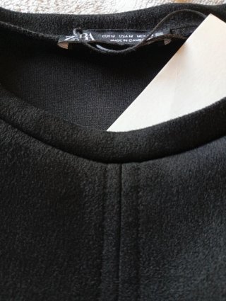 Vestido negro .
