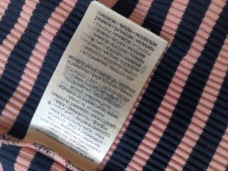 Top Gant rayas rosa y azul Talla M