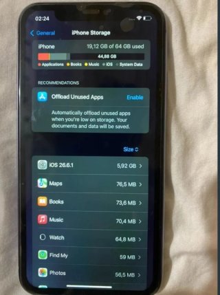 iPhone 11 Apple lila 85% bateria