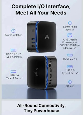 Mini PC Nipogi AK1Plus