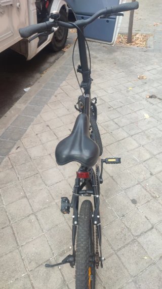 Bicicleta Plegable Negra