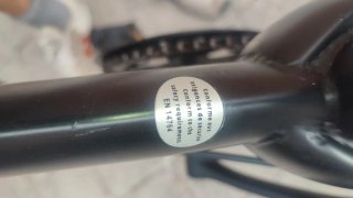 Bicicleta Plegable Negra
