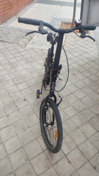 Bicicleta Plegable Negra