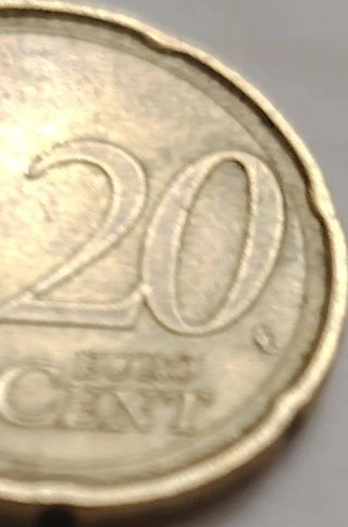 20 céntimos Alemania 2009 error acuñación