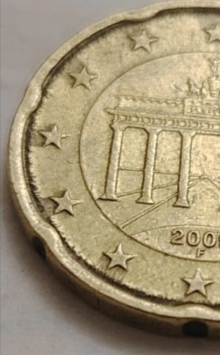 20 céntimos Alemania 2009 error acuñación