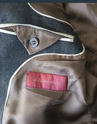 OFERTA!! Chaqueta lana gris Emidio Tucci Talla 56