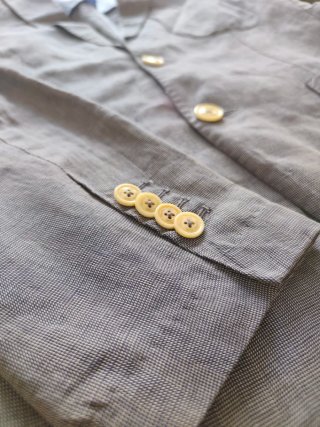 Americana Massimo Dutti Gris Rayas
