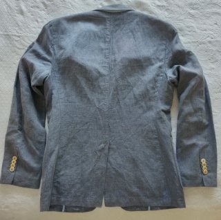 Americana Massimo Dutti Gris Rayas
