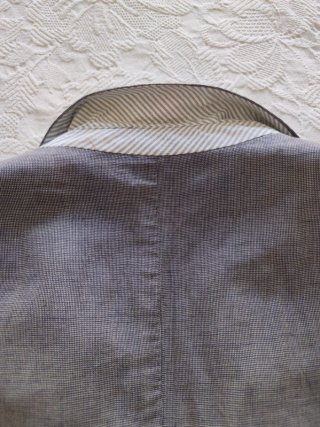 Americana Massimo Dutti Gris Rayas