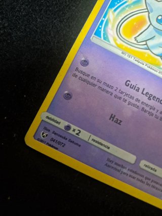 Mew brillante PS 30 Carta Pokémon