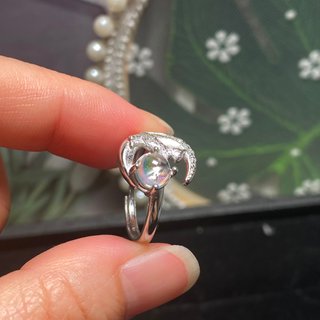 Anillo Piedra de Luna Arcoíris Madagascar
