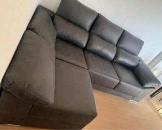 Canapé abatible madera y tela