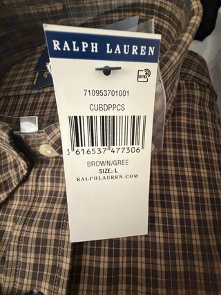 Camisa Polo Ralph Lauren Azul