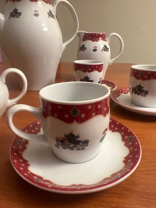 Juego de té porcelana 12 servicios