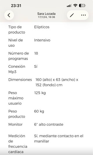 Bicicleta Elíptica Proform 525 CSE+ Gris