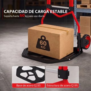 Carretilla Plegable Mango Telescópico