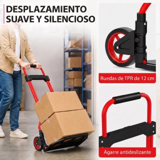 Carretilla Plegable Mango Telescópico