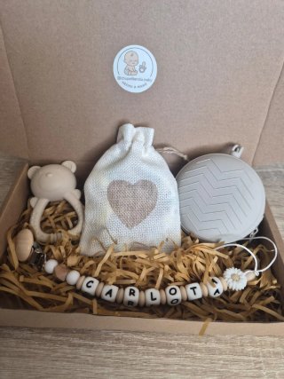Cajita regalo bebé personalizada