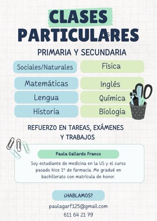 Clases particulares secundaria y primaria SEVILLA