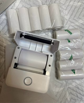 Mini Impresora Portátil Blanca