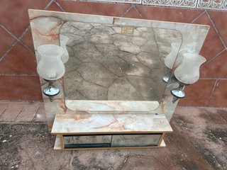 Espejo baño con mueble y luz