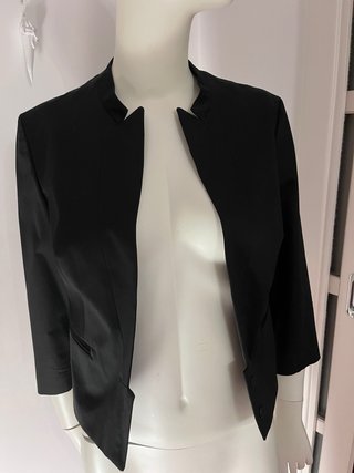 Peserico Blazer Corto Elegante Nero