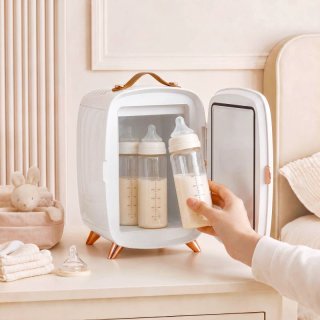Nevera cosméticos 6L con espejo LED