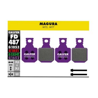 Pastillas Freno Galfer FD487G1652 Magura MT5 MT7