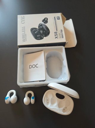 Cuffiette wireless JHI clip bianche