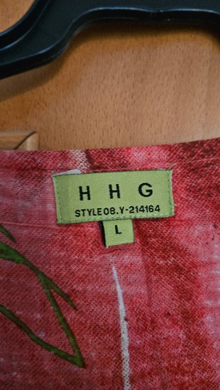 Vestido estampado HHG talla L