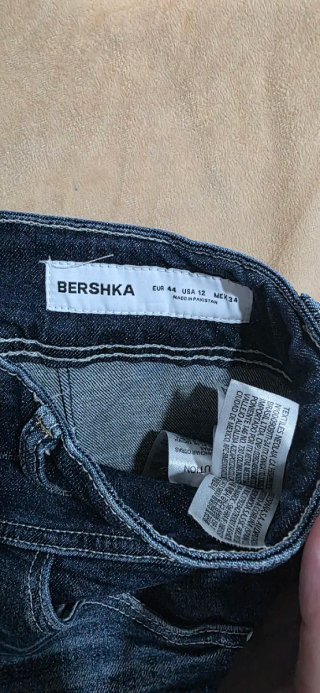 Falda pantalon vaquera Bershka