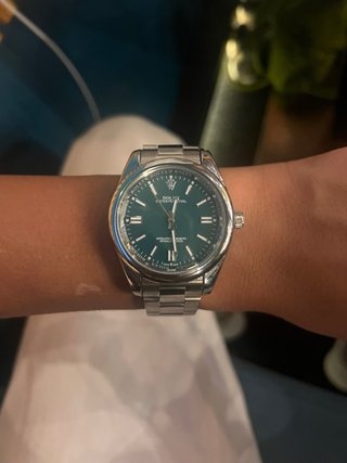 Reloj Rolex Oyster Perpetual Verde