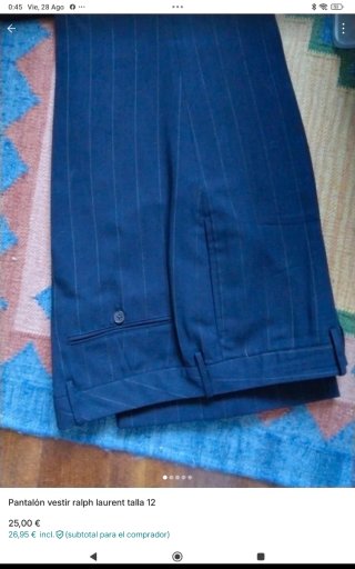 Pantalón vestir ralph laurent talla 12