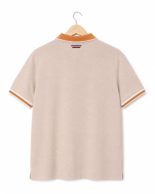 Polo Tommy Hilfiger Beige/Naranja Talla XXL